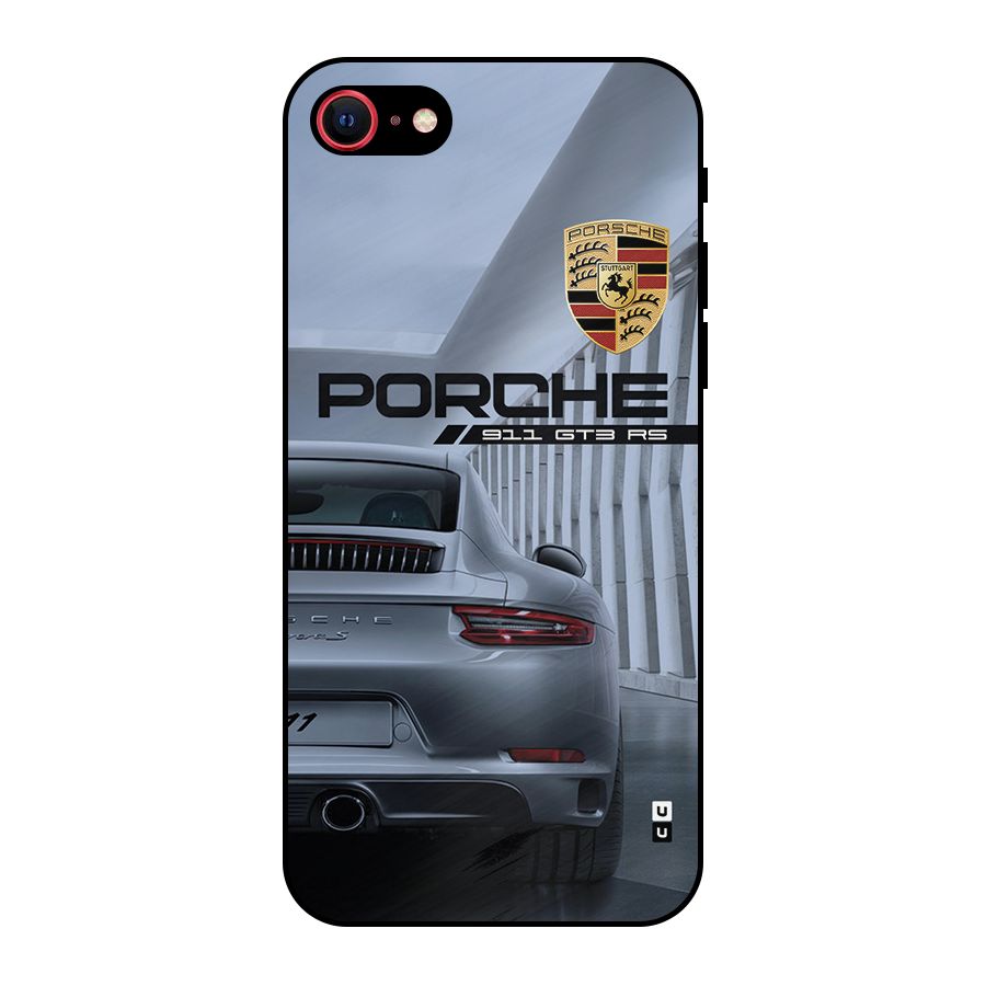Classy Supercar Metal Back Case for iPhone SE 2022