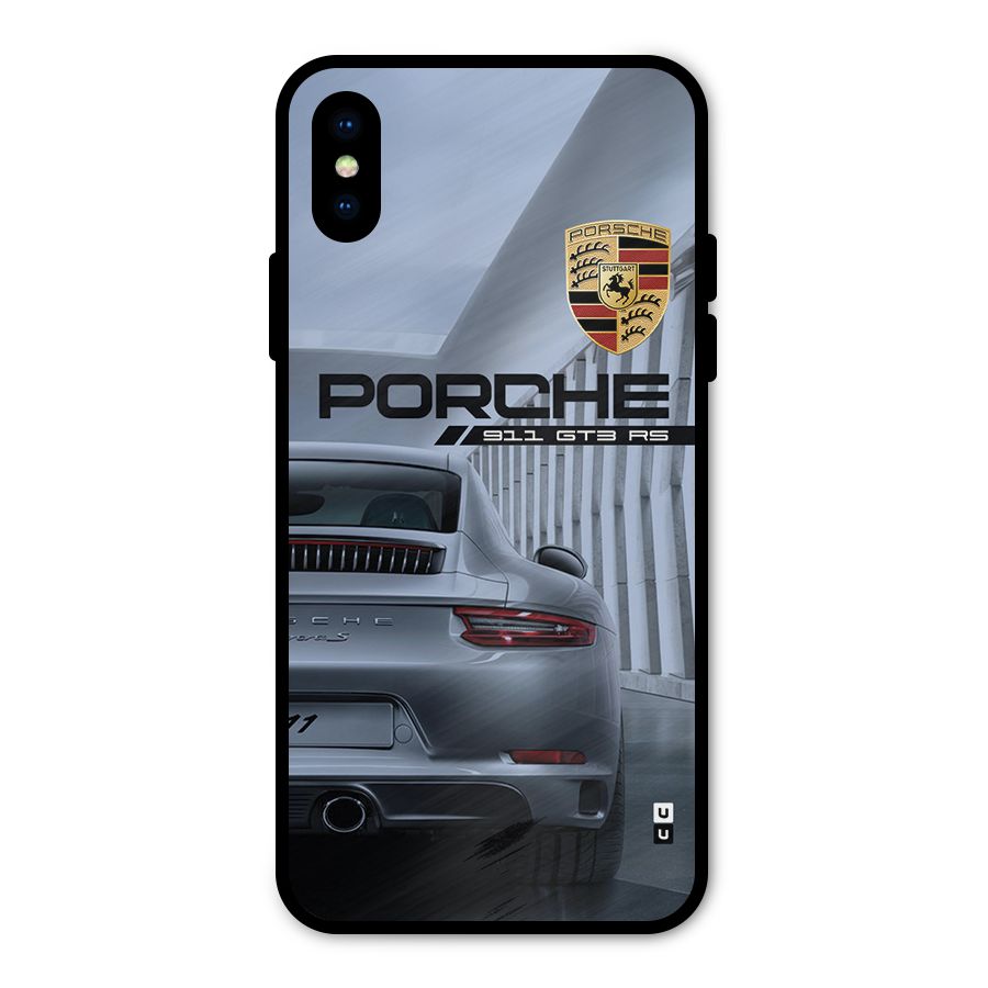 Classy Supercar Metal Back Case for iPhone XS