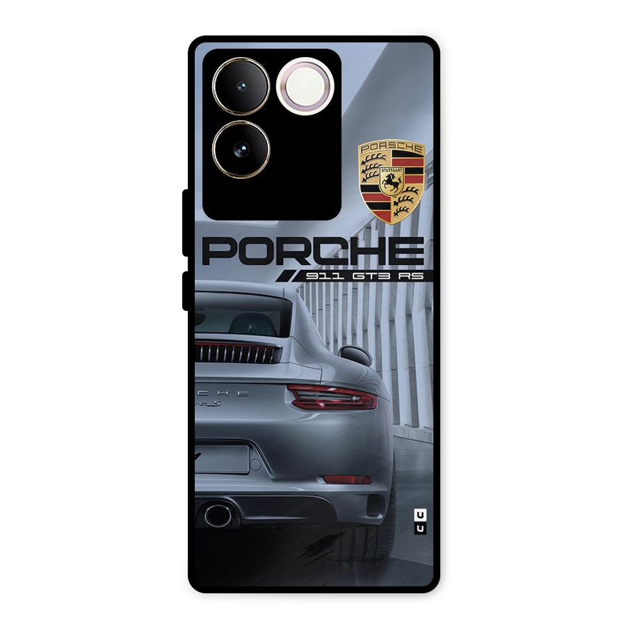 Classy Supercar Metal Back Case for iQOO Z7 Pro