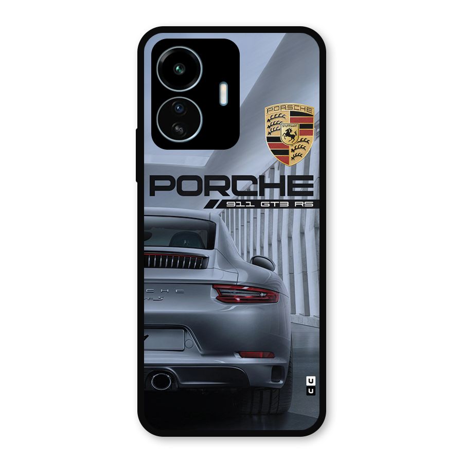 Classy Supercar Metal Back Case for vivo iQOO Z6 Lite 5G
