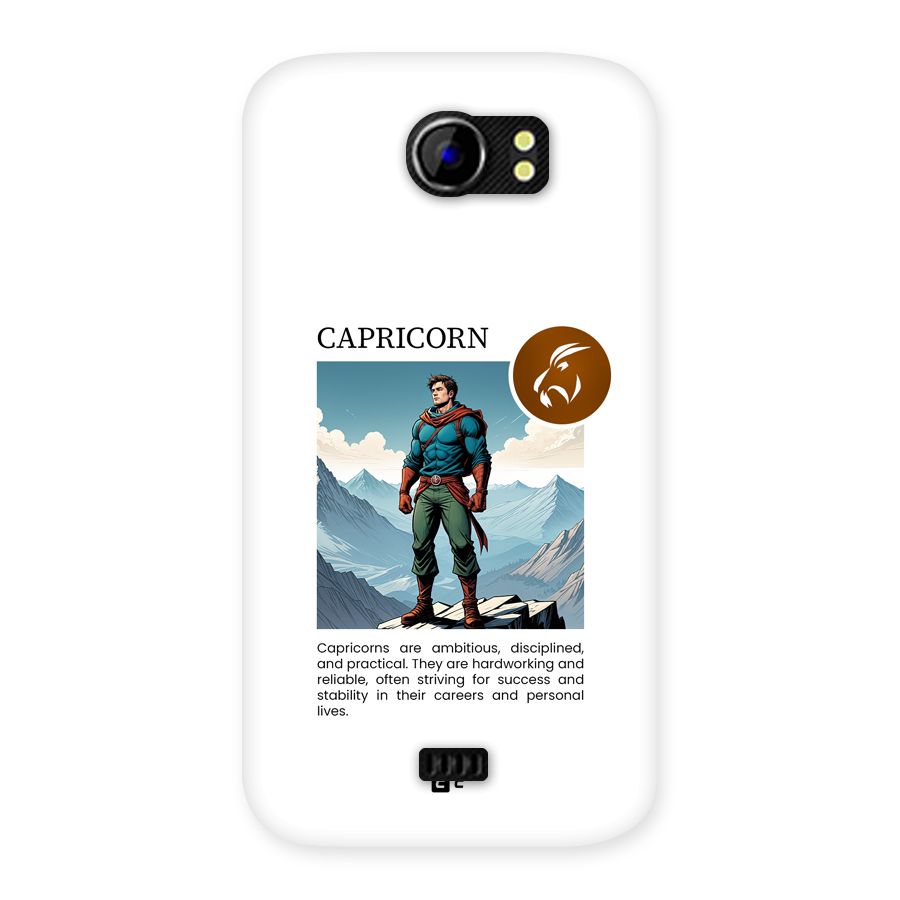 Clever Capricorn Back Case for Canvas 2 A110