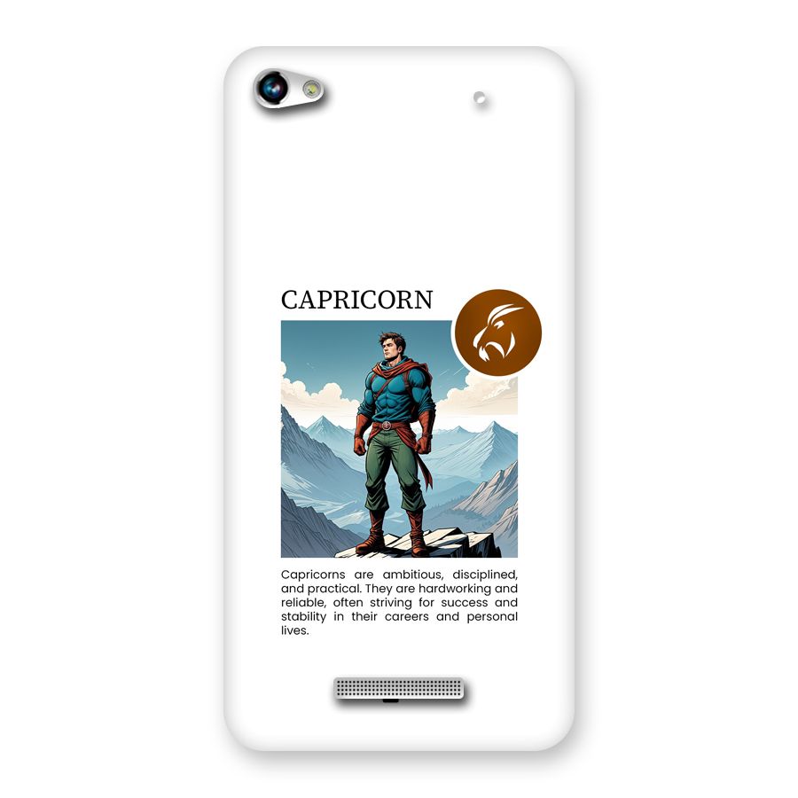 Clever Capricorn Back Case for Canvas Hue 2 A316