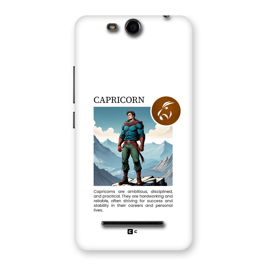 Clever Capricorn Back Case for Canvas Juice 3 Q392