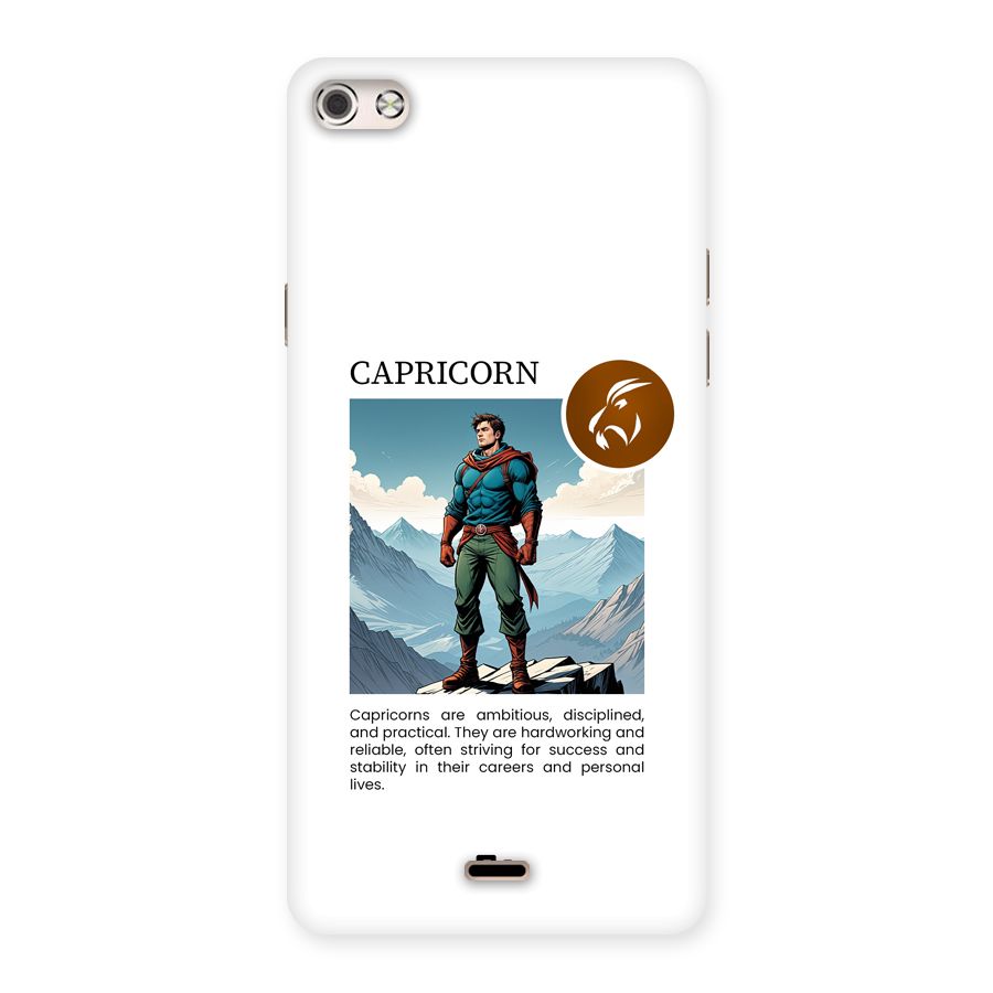 Clever Capricorn Back Case for Canvas Silver 5
