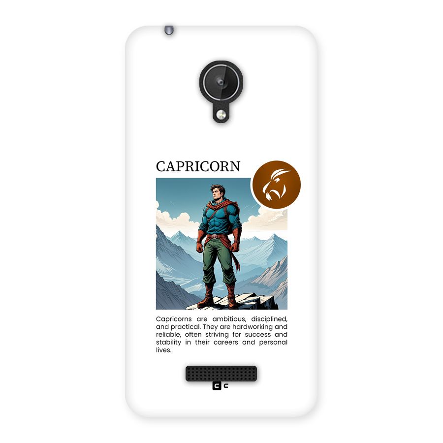 Clever Capricorn Back Case for Canvas Spark Q380