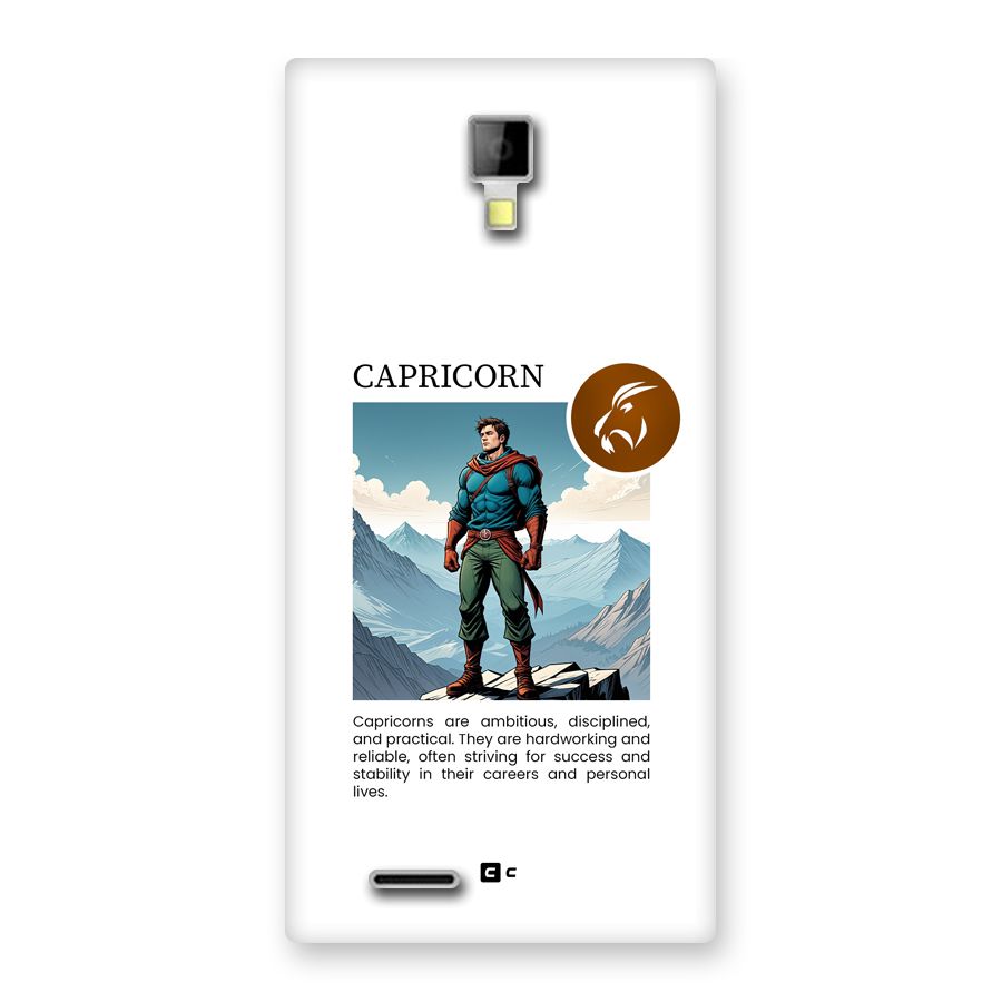 Clever Capricorn Back Case for Canvas Xpress A99