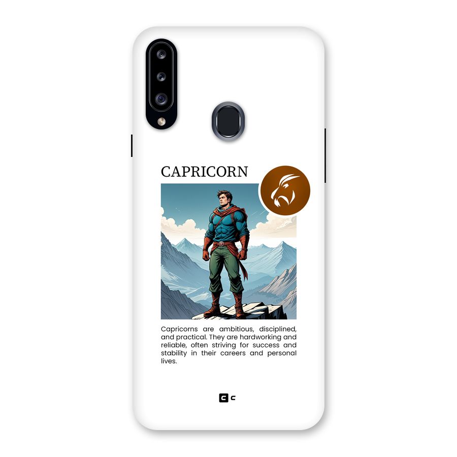Clever Capricorn Back Case for Galaxy A20s