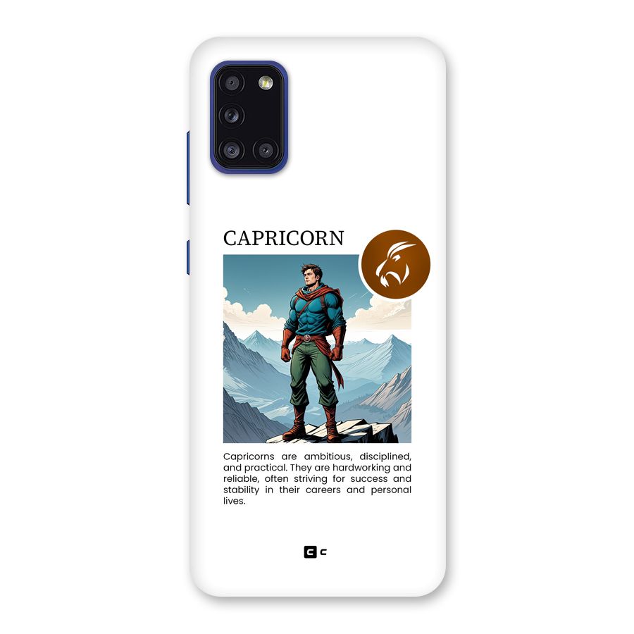 Clever Capricorn Back Case for Galaxy A31