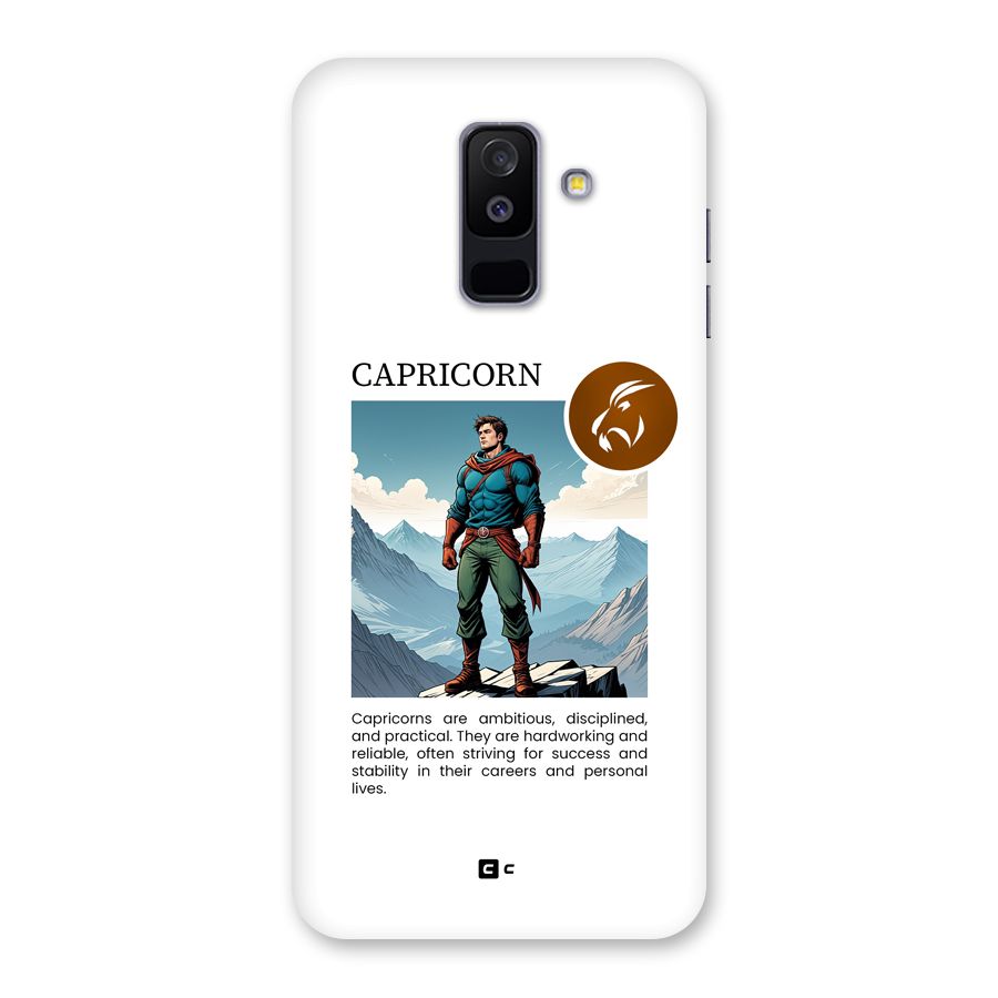 Clever Capricorn Back Case for Galaxy A6 Plus