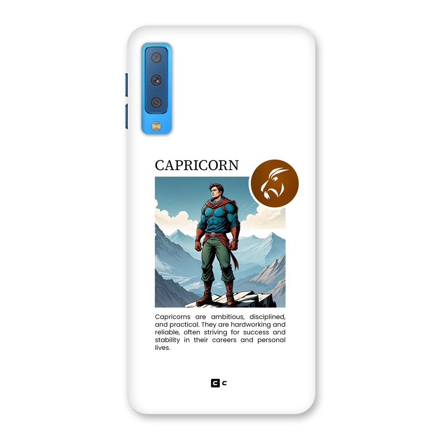 Clever Capricorn Back Case for Galaxy A7 (2018)