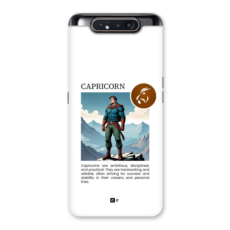 Clever Capricorn Back Case for Galaxy A80