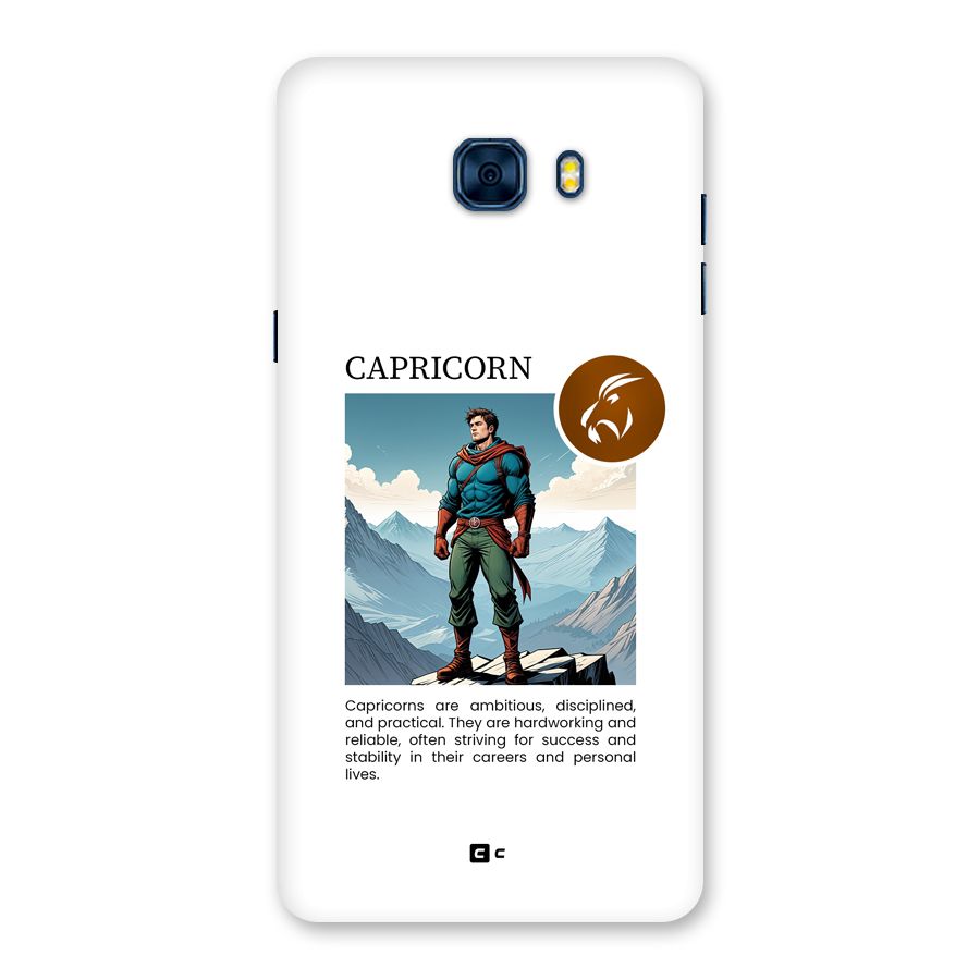 Clever Capricorn Back Case for Galaxy C7 Pro