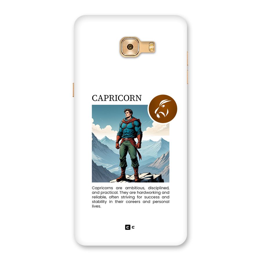 Clever Capricorn Back Case for Galaxy C9 Pro