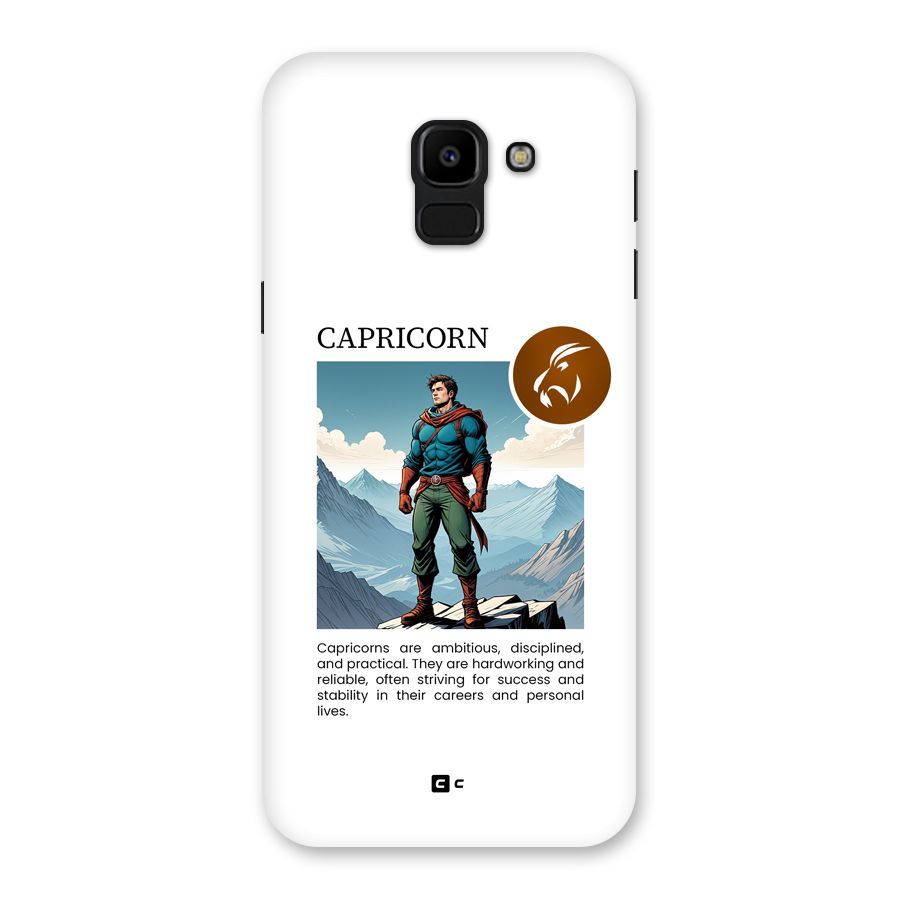 Clever Capricorn Back Case for Galaxy J6