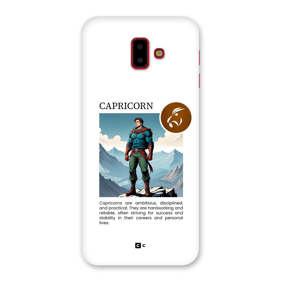 Clever Capricorn Back Case for Galaxy J6 Plus