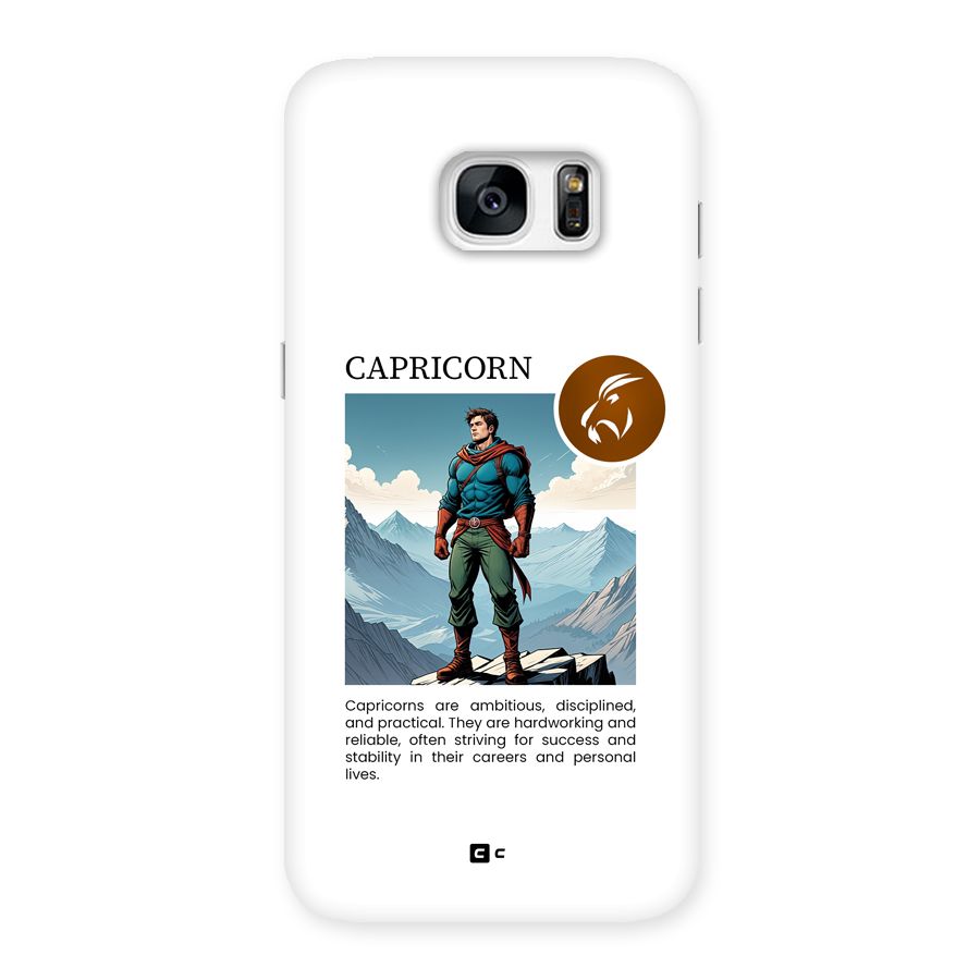 Clever Capricorn Back Case for Galaxy S7 Edge