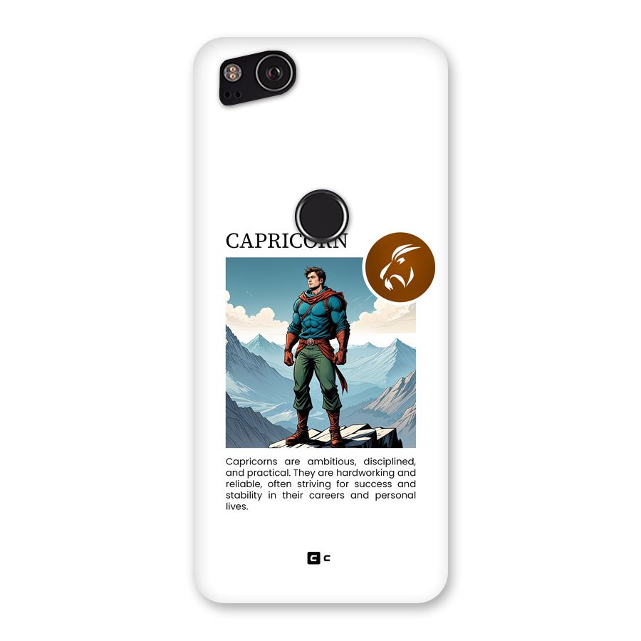 Clever Capricorn Back Case for Google Pixel 2