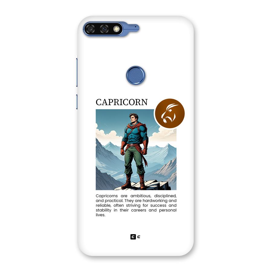Clever Capricorn Back Case for Honor 7C