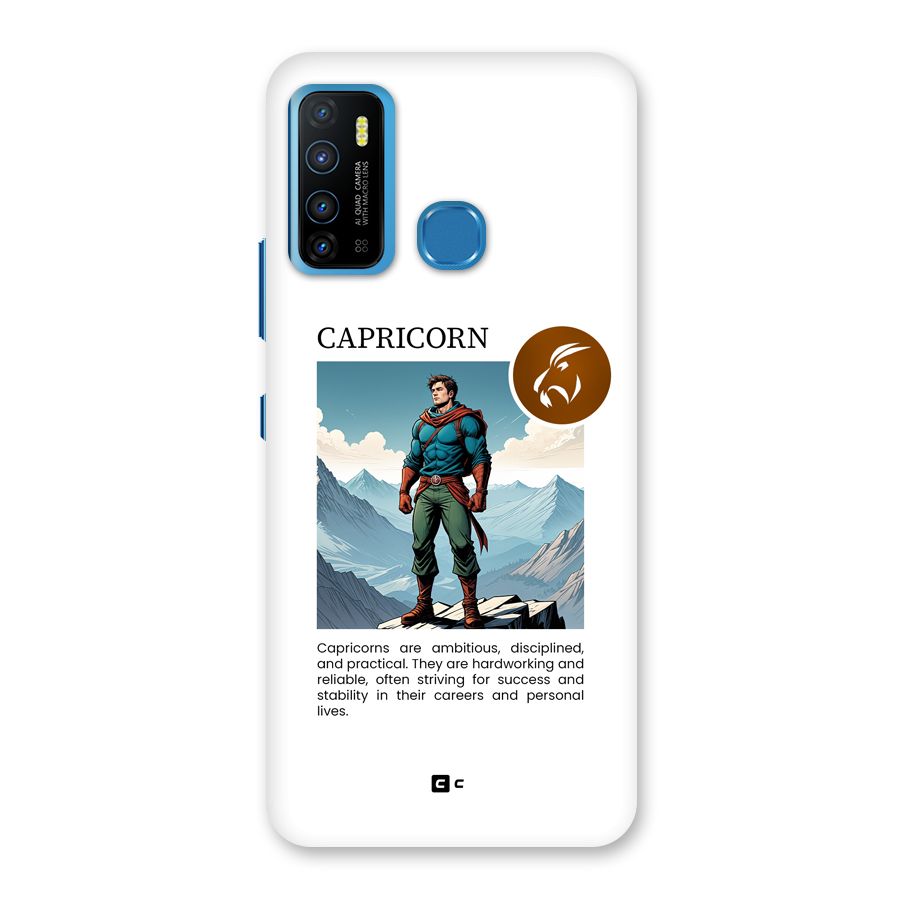 Clever Capricorn Back Case for Infinix Hot 9