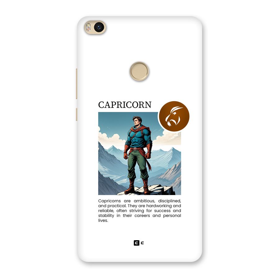 Clever Capricorn Back Case for Mi Max 2