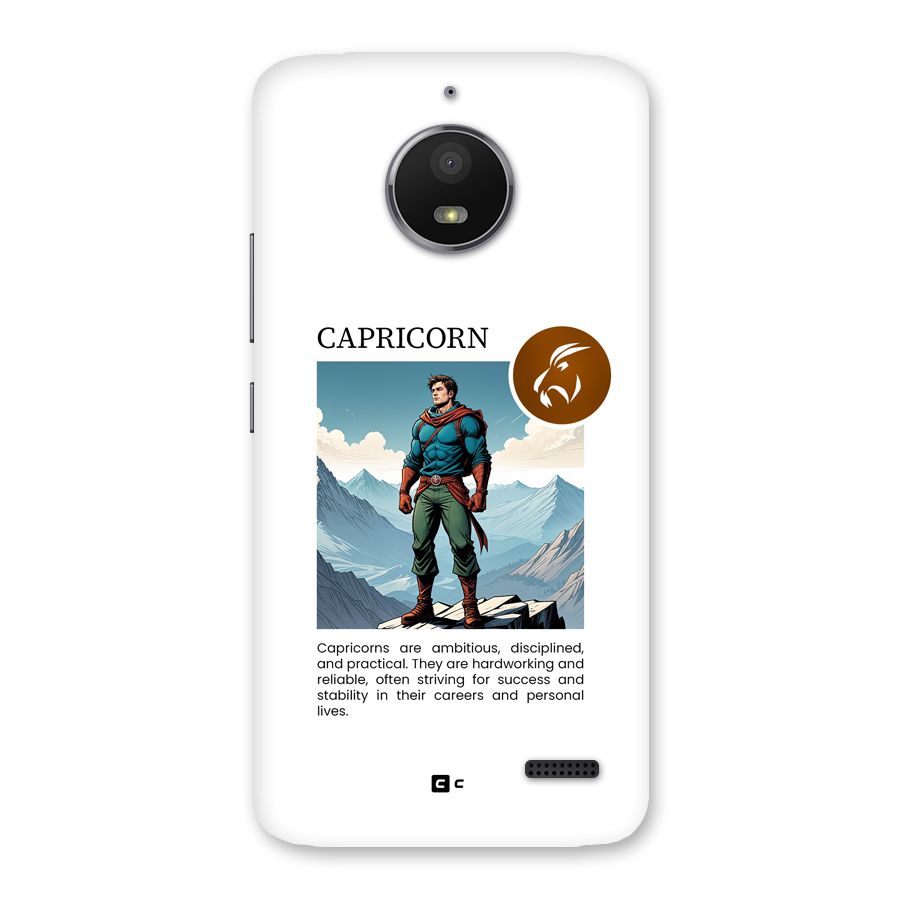 Clever Capricorn Back Case for Moto E4