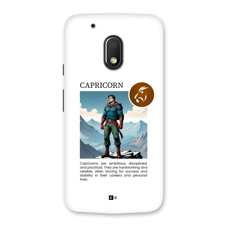 Clever Capricorn Back Case for Moto G4 Play