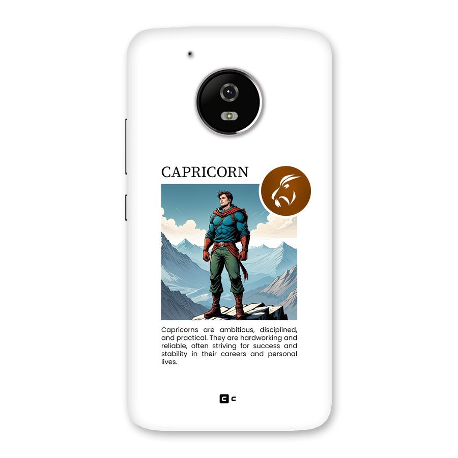 Clever Capricorn Back Case for Moto G5