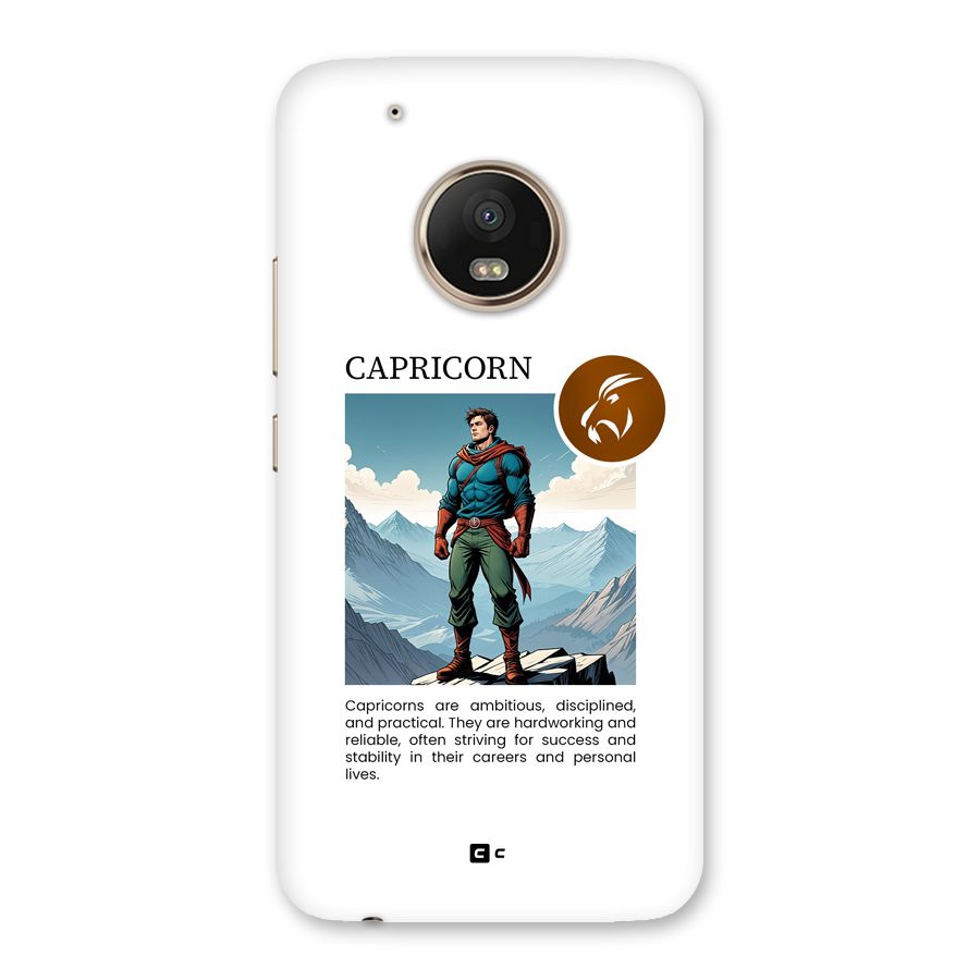 Clever Capricorn Back Case for Moto G5 Plus