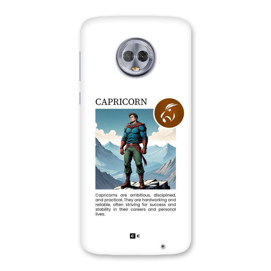 Clever Capricorn Back Case for Moto G6 Plus