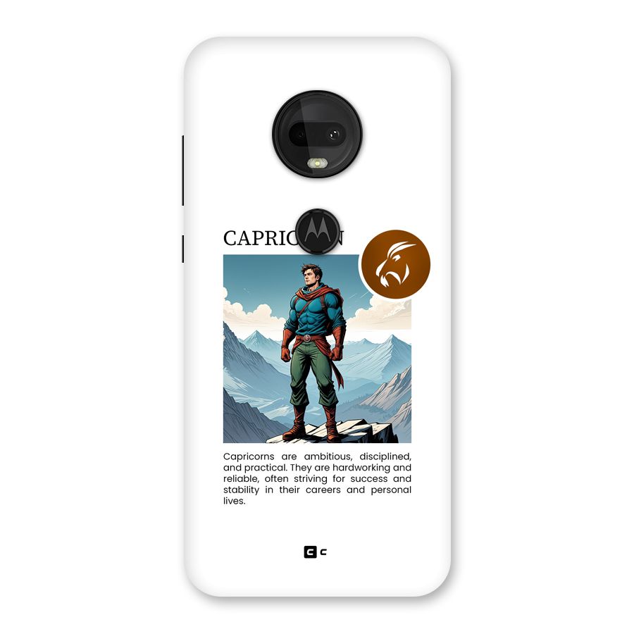 Clever Capricorn Back Case for Moto G7