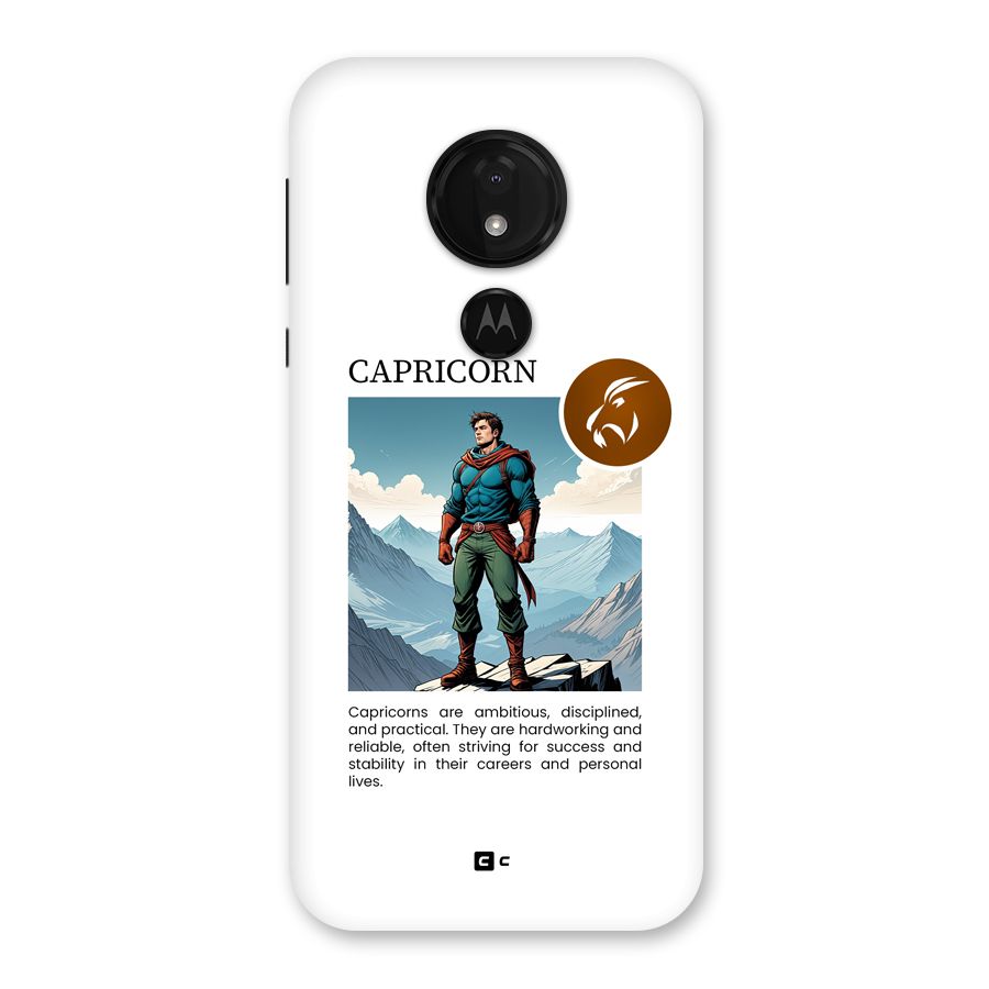 Clever Capricorn Back Case for Moto G7 Power