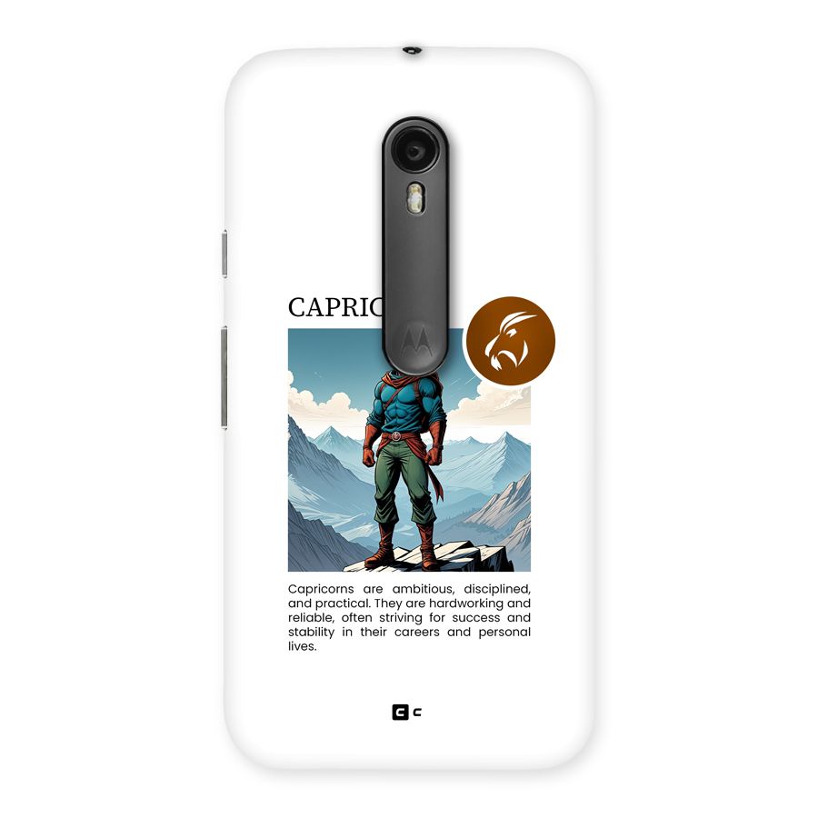 Clever Capricorn Back Case for Moto G Turbo