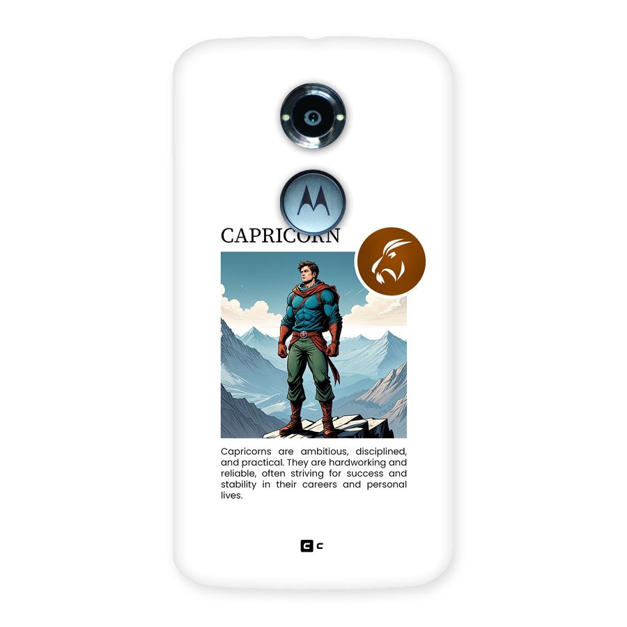 Clever Capricorn Back Case for Moto X2