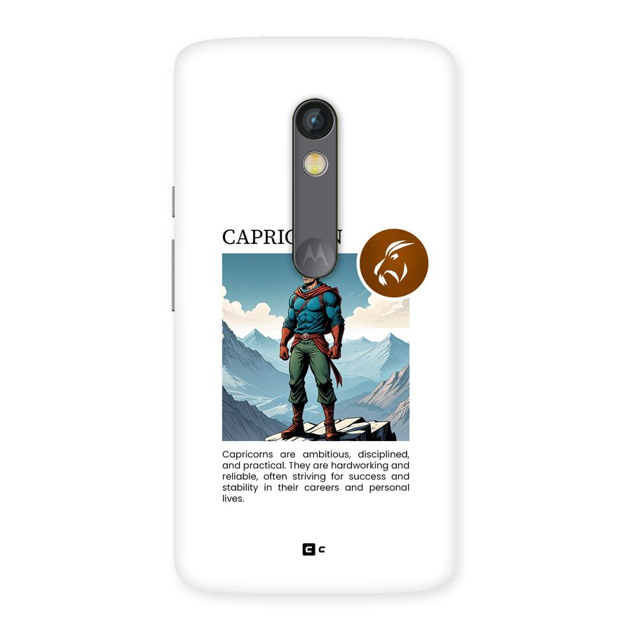 Clever Capricorn Back Case for Moto X Play
