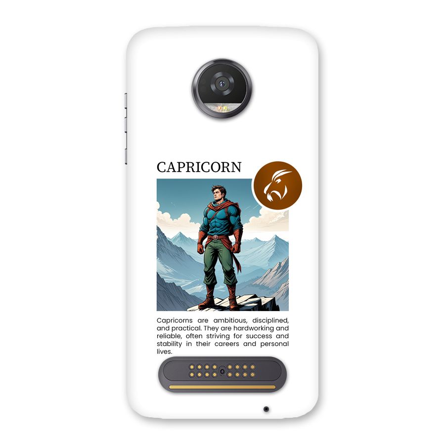 Clever Capricorn Back Case for Moto Z2 Play