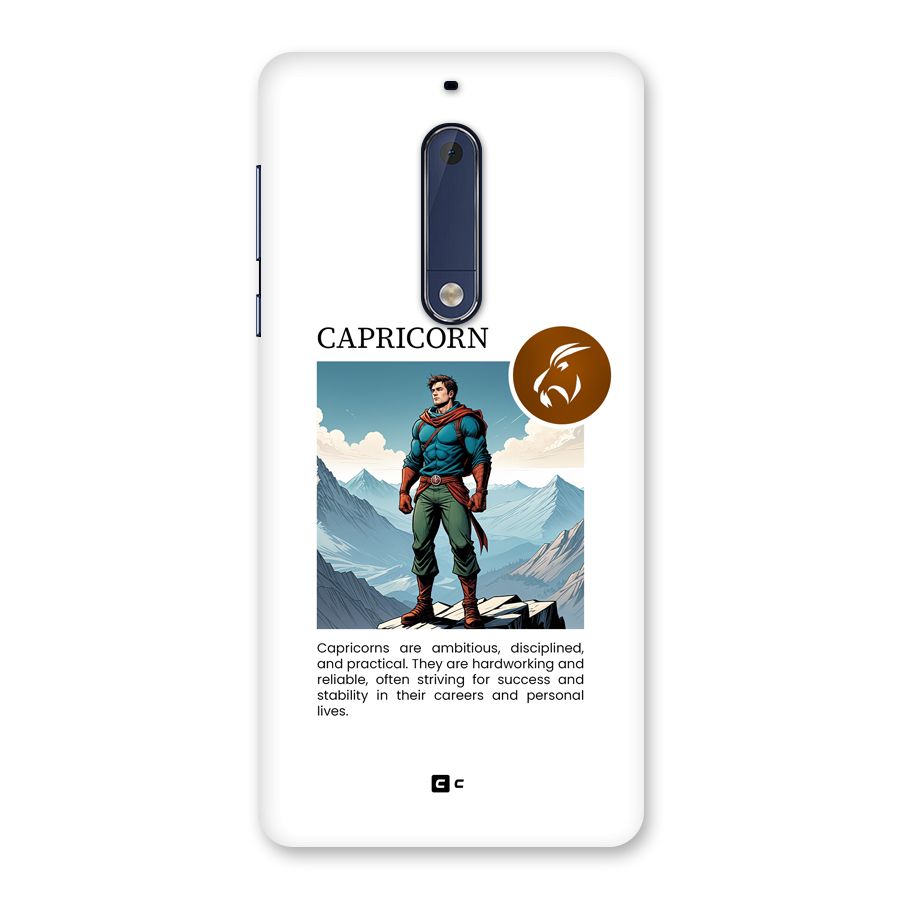 Clever Capricorn Back Case for Nokia 5