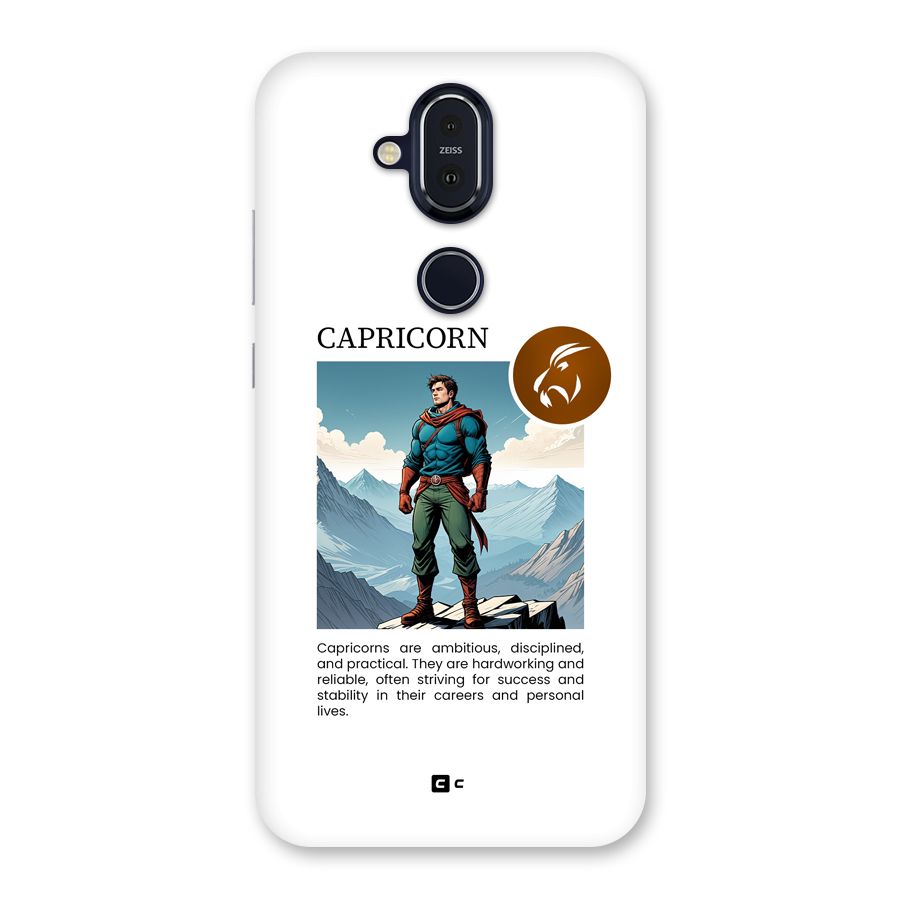 Clever Capricorn Back Case for Nokia 8.1