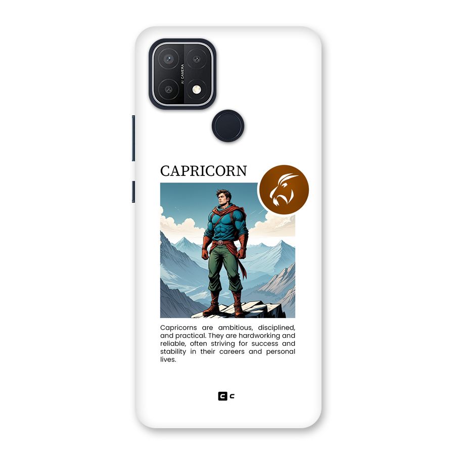 Clever Capricorn Back Case for Oppo A15s