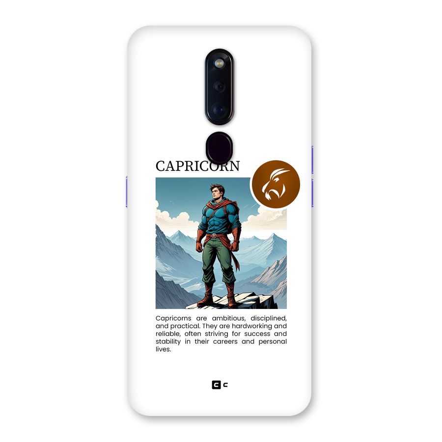 Clever Capricorn Back Case for Oppo F11 Pro