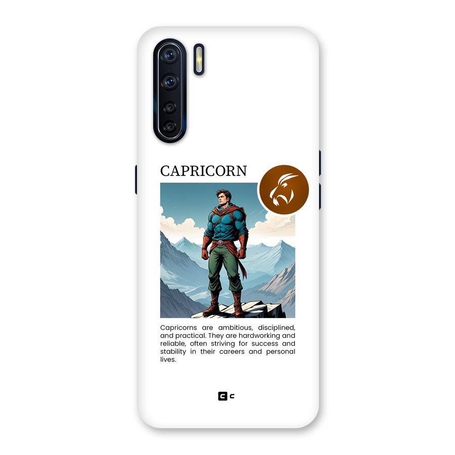 Clever Capricorn Back Case for Oppo F15