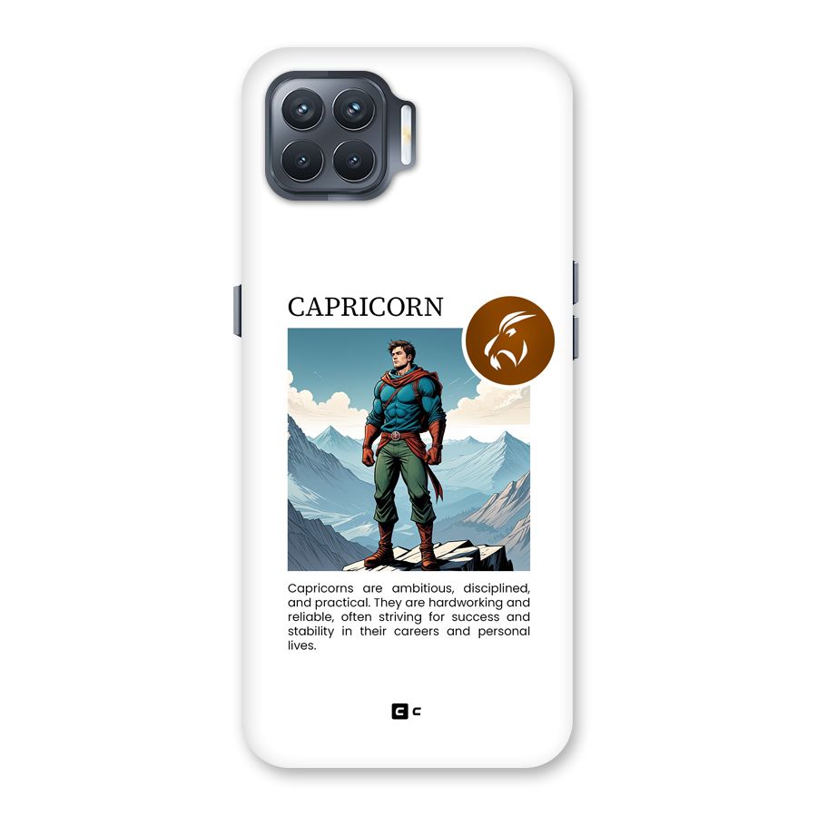 Clever Capricorn Back Case for Oppo F17 Pro