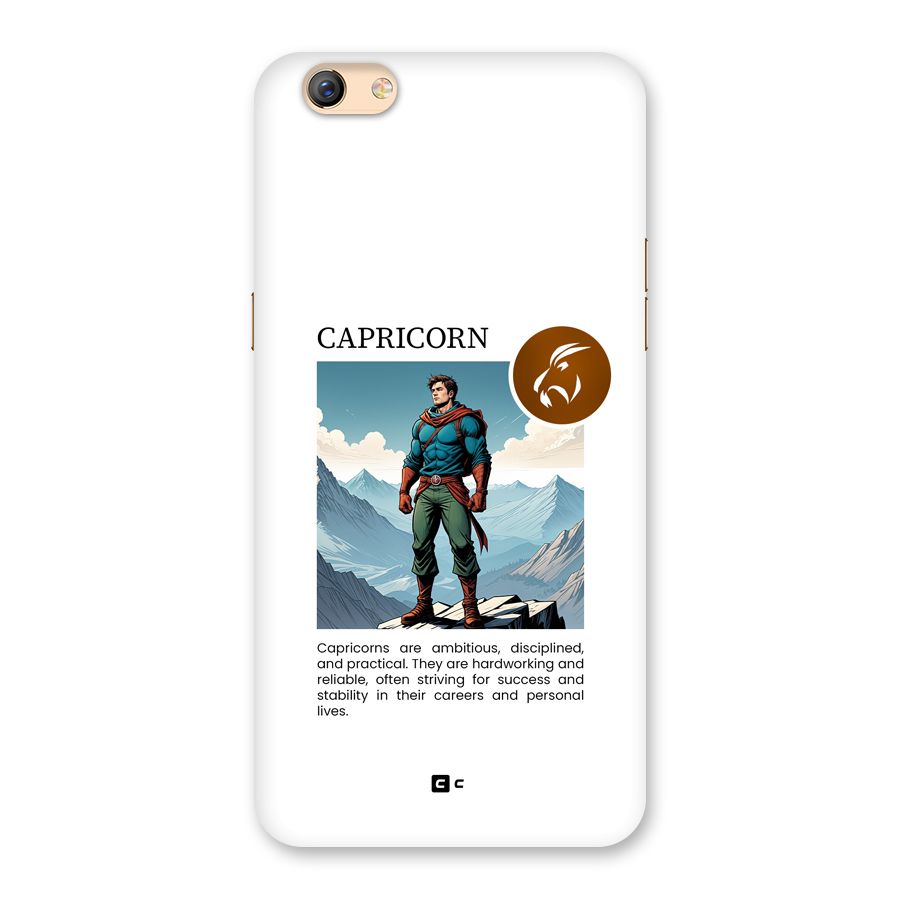Clever Capricorn Back Case for Oppo F3 Plus