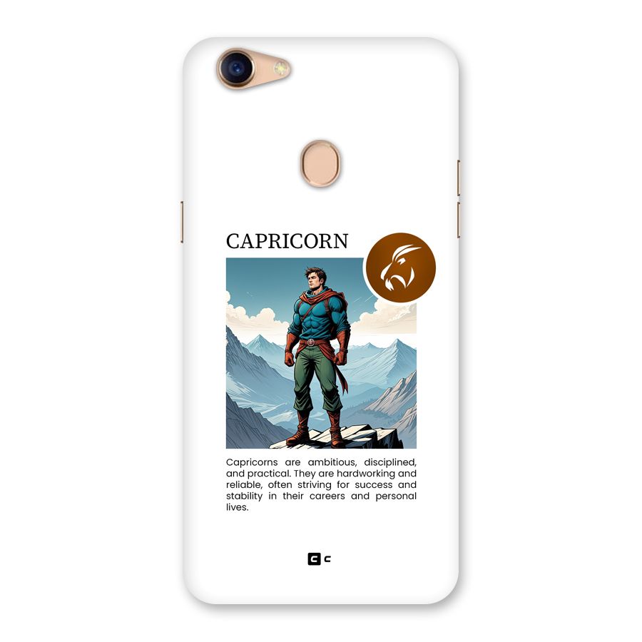 Clever Capricorn Back Case for Oppo F5