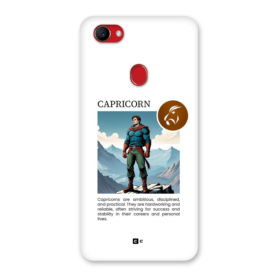 Clever Capricorn Back Case for Oppo F7