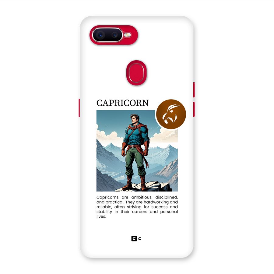 Clever Capricorn Back Case for Oppo F9 Pro