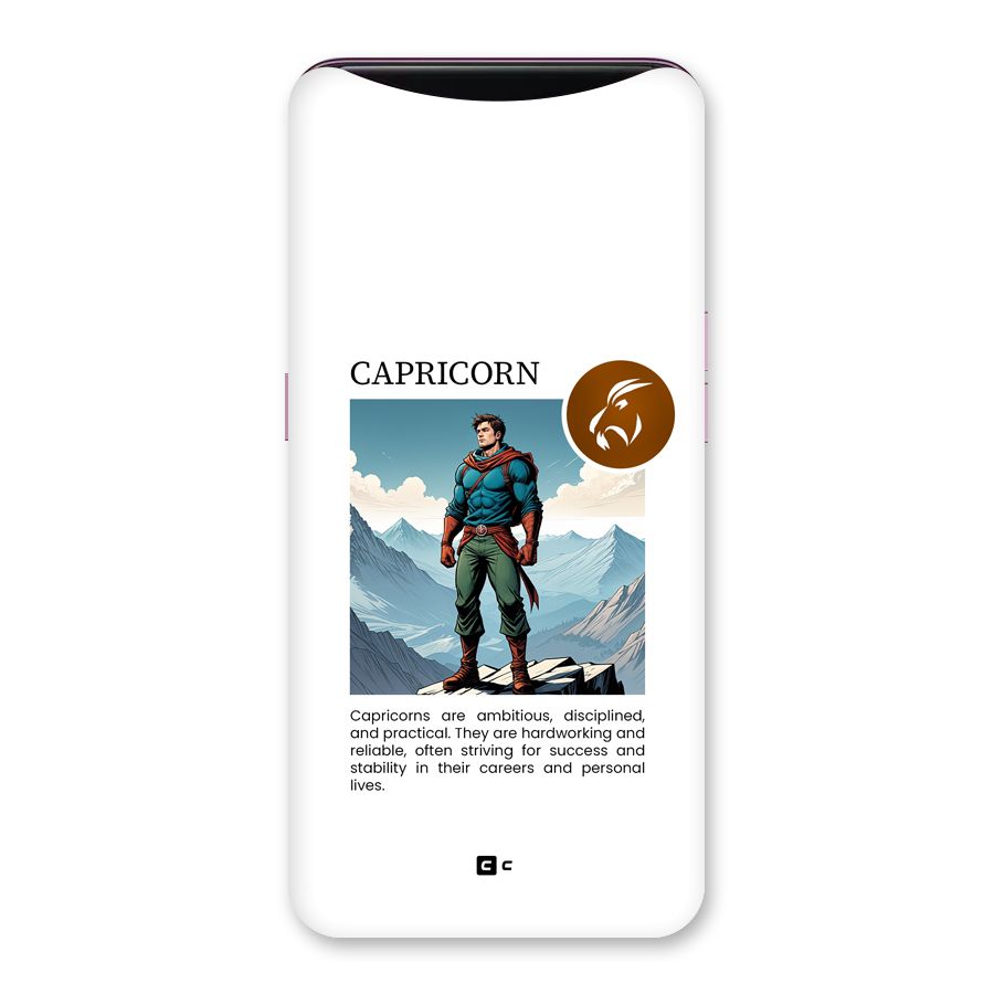 Clever Capricorn Back Case for Oppo Find X