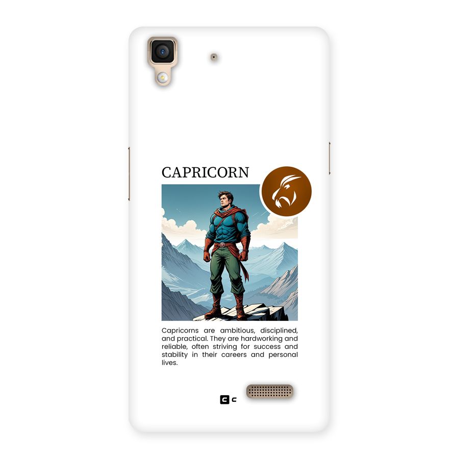 Clever Capricorn Back Case for Oppo R7