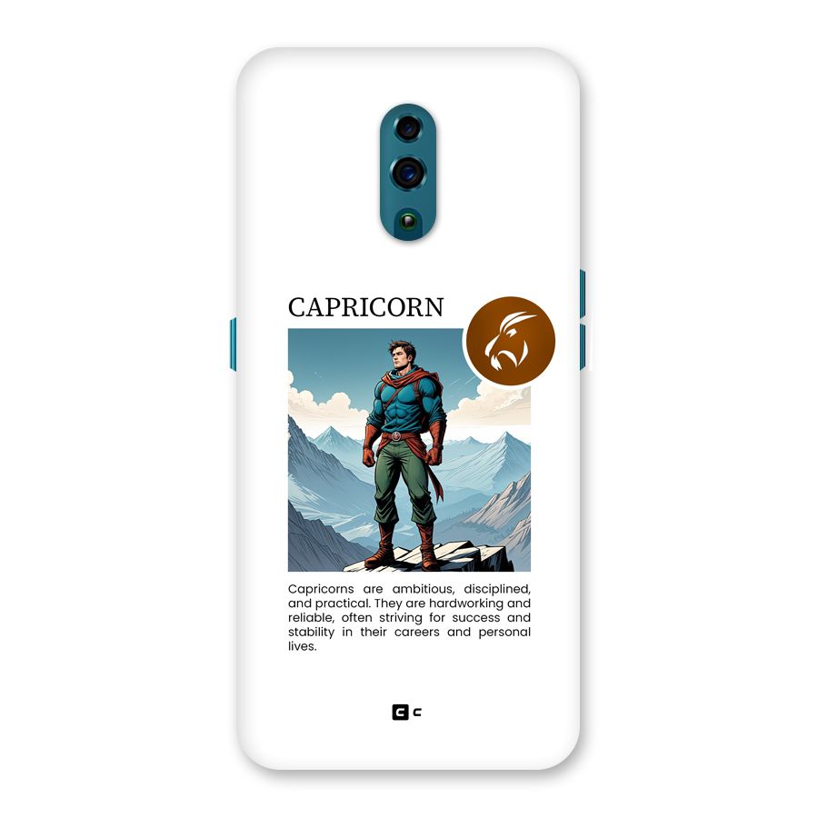 Clever Capricorn Back Case for Oppo Reno