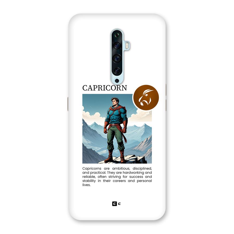 Clever Capricorn Back Case for Oppo Reno2 Z