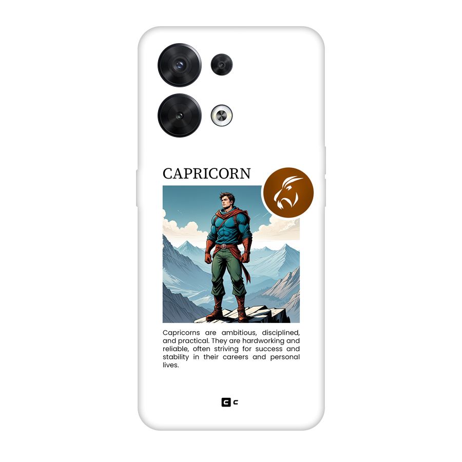 Clever Capricorn Back Case for Oppo Reno8 5G